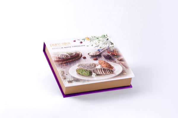 Dadels met witte chocolade