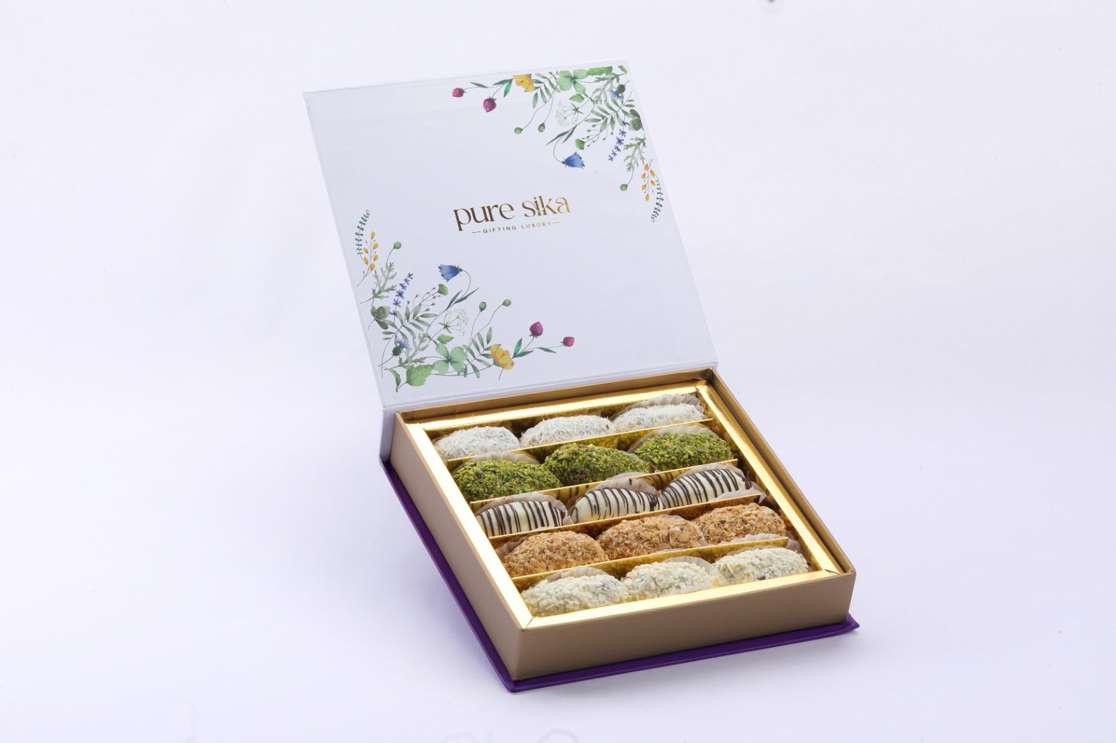 Dadels met witte chocolade